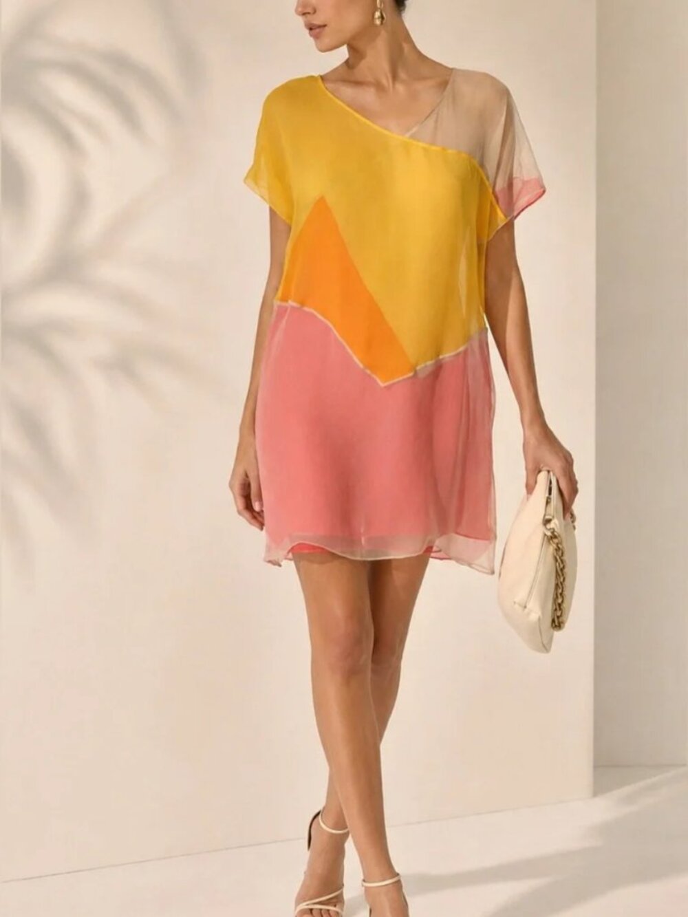 Bottega Veneta Sz 6 US Silk Sheath Dress